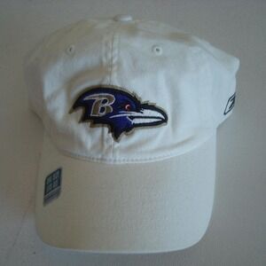 BALTIMORE RAVENS REEBOK OSFM HAT CAP VINTAGE Y2K 00S R1